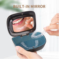 Double Layer Retainer Case With Mirror And Accessories