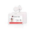Horizontal Id Holder With Retractable Clip