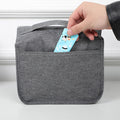 Foldable Transparent Window Portable Hanging Wash Bag