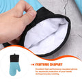 Silicone Oven Mitt with Cotton Lining
