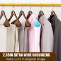 Wide Shoulder Wooden Hangers
