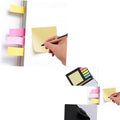 Kraft Paper Coil Spiral Notebook Sticky Notes Pen Set