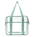 Clear Zippered Safety Tote Bag