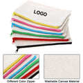 Makeup And Pencils Canvas Zipper Pouch