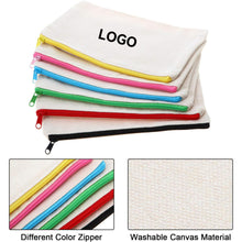 Makeup And Pencils Canvas Zipper Pouch