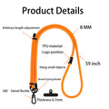 Retractable Polyester Braided Phone Lanyard
