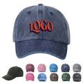 Embroidered Washed Baseball Cap