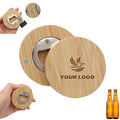 Bamboo Magnetic Bottle Opener