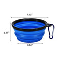 Collapsible Silicone Dog Bowls