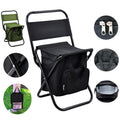 Portable Folding Chair With Storage Pouch