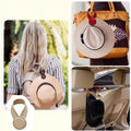 Multi-Purpose Leather Magnetic Hat Clip For Travel Bags