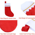 Christmas Red Felt Socks For Decoration