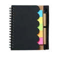 Wave Spiral Notebook With Pen