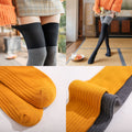 Cotton Knee-High Socks For Women