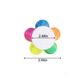 6-Color Petal-Shaped Fluorescent Watercolor Pens