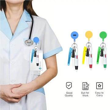 Doctor Pen Set With Retractable Scroll And Id Buckle