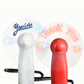 LED Message Display Handheld Fan
