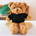Plush Teddy Bear W/Choice of T-Shirt Color
