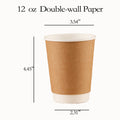 12oz Eco-Friendly Hot Cold Paper Cup