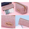 Minimalist Ins-Style Solid Color Pencil Case