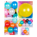 10 Inch Pearlized Assorted Colors Latex Balloons