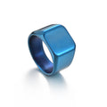 Square Titanium Steel Ring