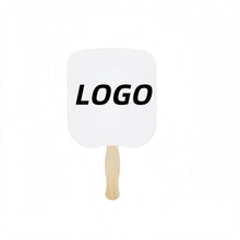 Paper Fan With Square Wooden Handle