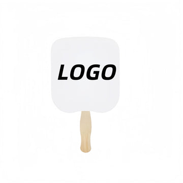 Paper Fan With Square Wooden Handle