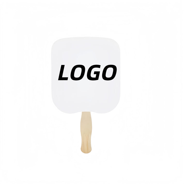 Paper Fan With Square Wooden Handle
