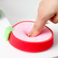 Fruit Style Thickened Cleaning Sponge Wipe
