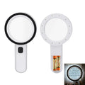 30X Handheld Magnifier With Led Light