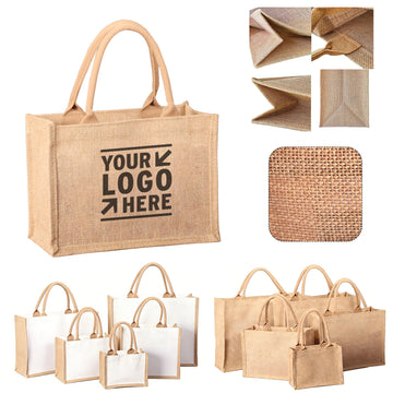 Reusable Linen Tote Shopping Bag
