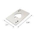 Stainless Steel Ace of Spades Poker Card Bottle Opener