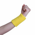 Cotton Sweat Wristband With Embroidery
