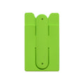 U-Shape Cell Phone Back Stick Silicone Card Holder Stand