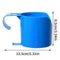 Portable Blue Plastic Poolside Cup Holder
