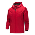Unisex Outdoor Casual Lightweight Hooded Windbreaker Jacket