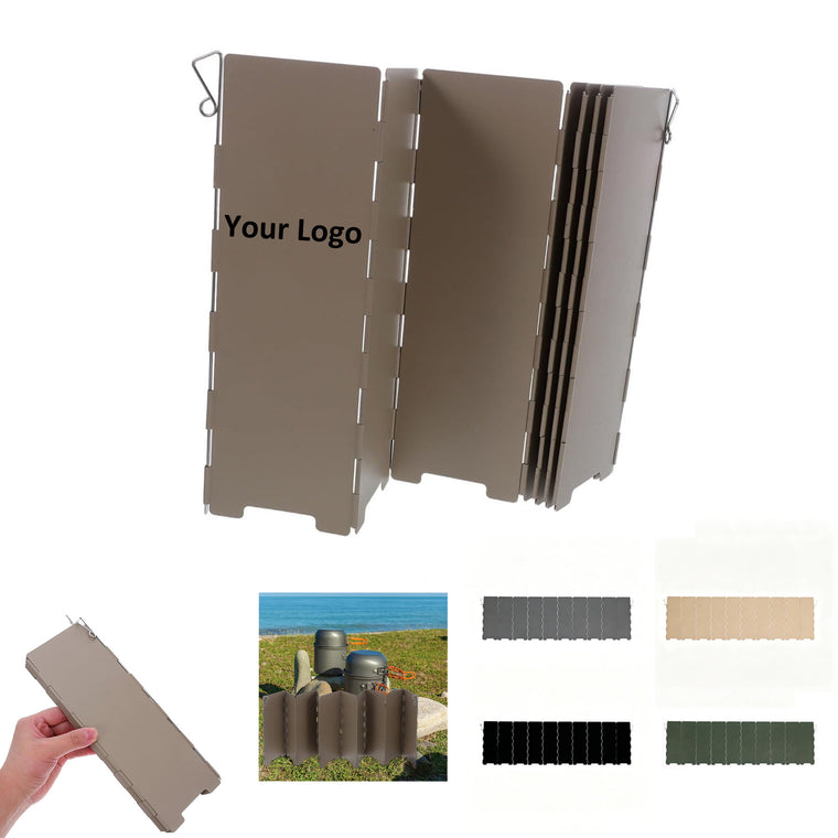 Foldable Aluminum Camping Stove Windshield