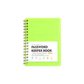 Alphabet Label Index A6 Coil Password Notebook