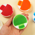 4 Compartment Frosted Clear Pill Box