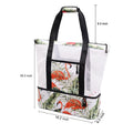 Mesh Beach Tote Bag With Cooler Insulated