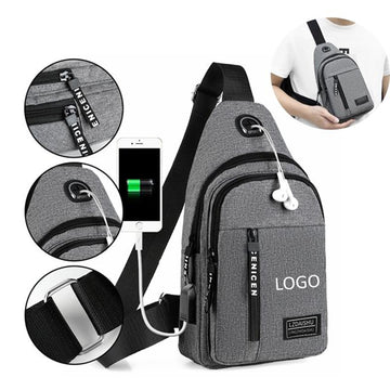 Unisex Sling Bag Chest Shoulder Backpack