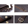 Vintage Crazy Horse Cowhide Crossbody Bag