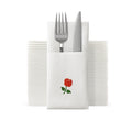 Disposable Dinner Napkins Cloth Built In Flatware Pocket