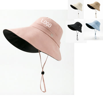 Sun Protection Wide Brim Windproof Cap