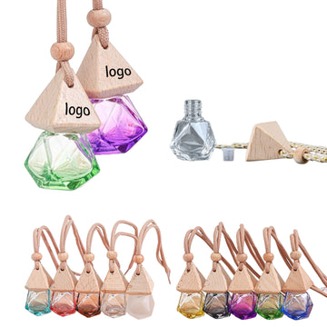 Car Hanging Air Freshener Diffuser Diamond  Empty Bottle