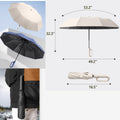 Deluxe Automatic Umbrella With Carabiner Handle