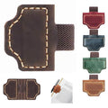 Leather Bookmark With Pen Holder