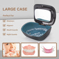 Double Layer Retainer Case With Mirror And Accessories