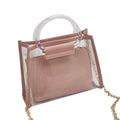 Clear Crossbody Bag with Removable Tote Bag